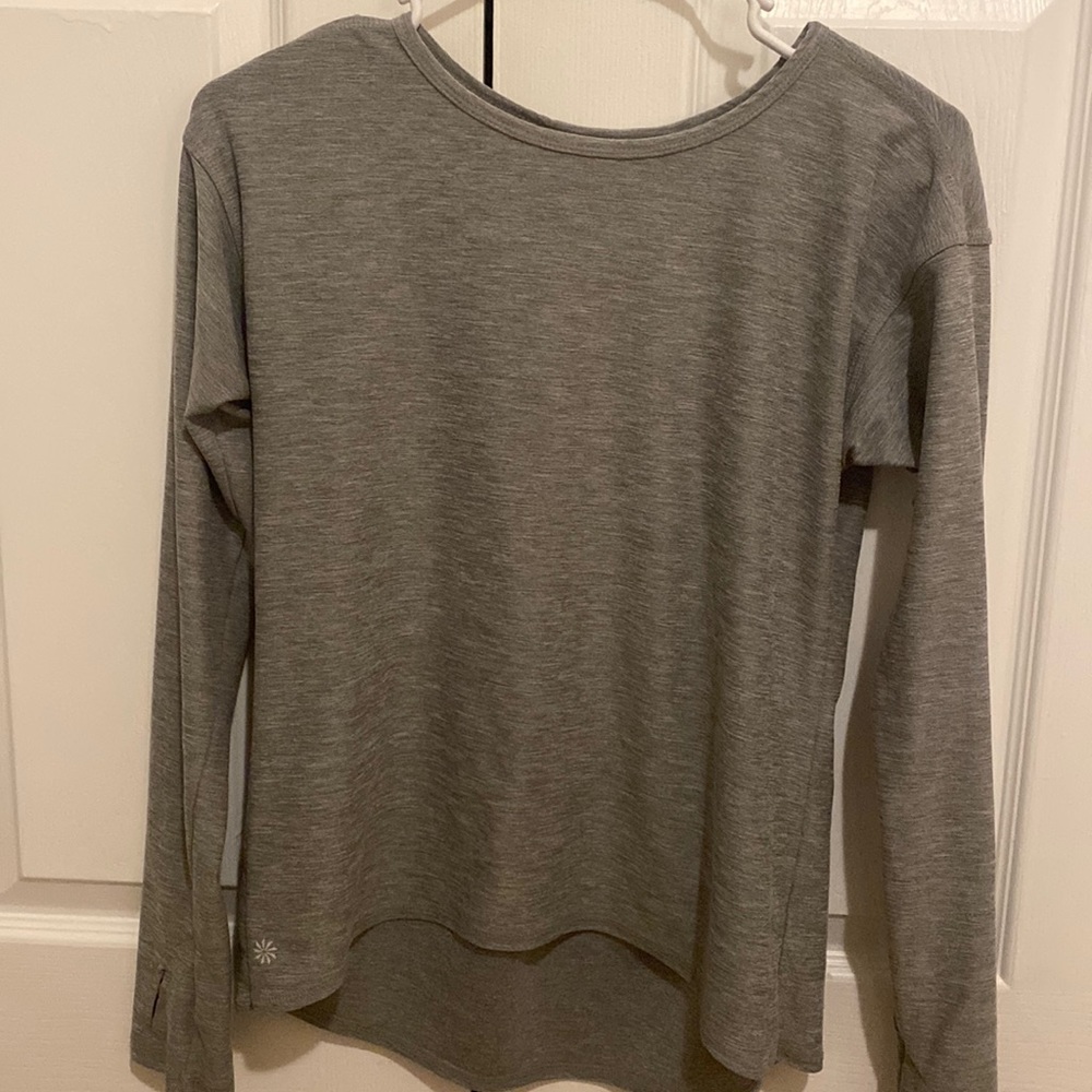 ATHLETA GREY LONGSLEEVE